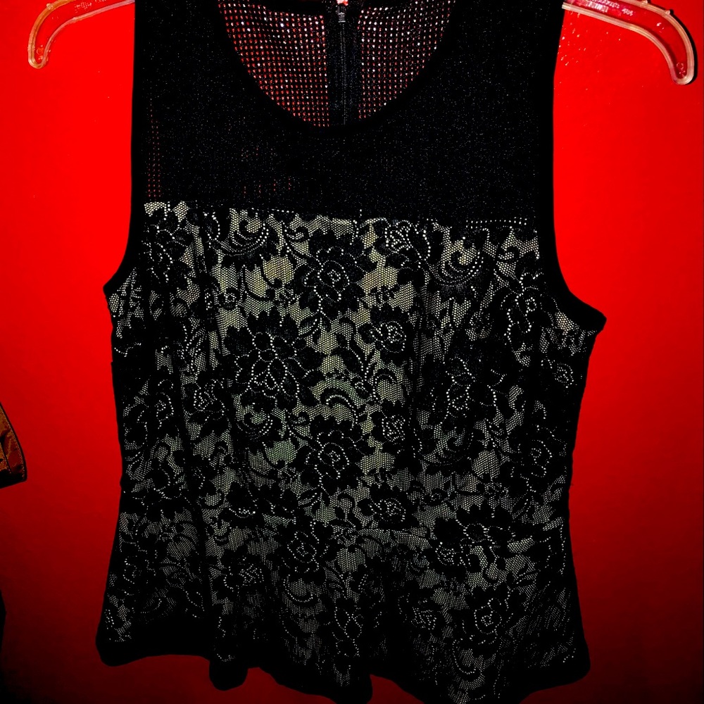 Beautiful classy lace top can be paired with jeans or a nice skirt.